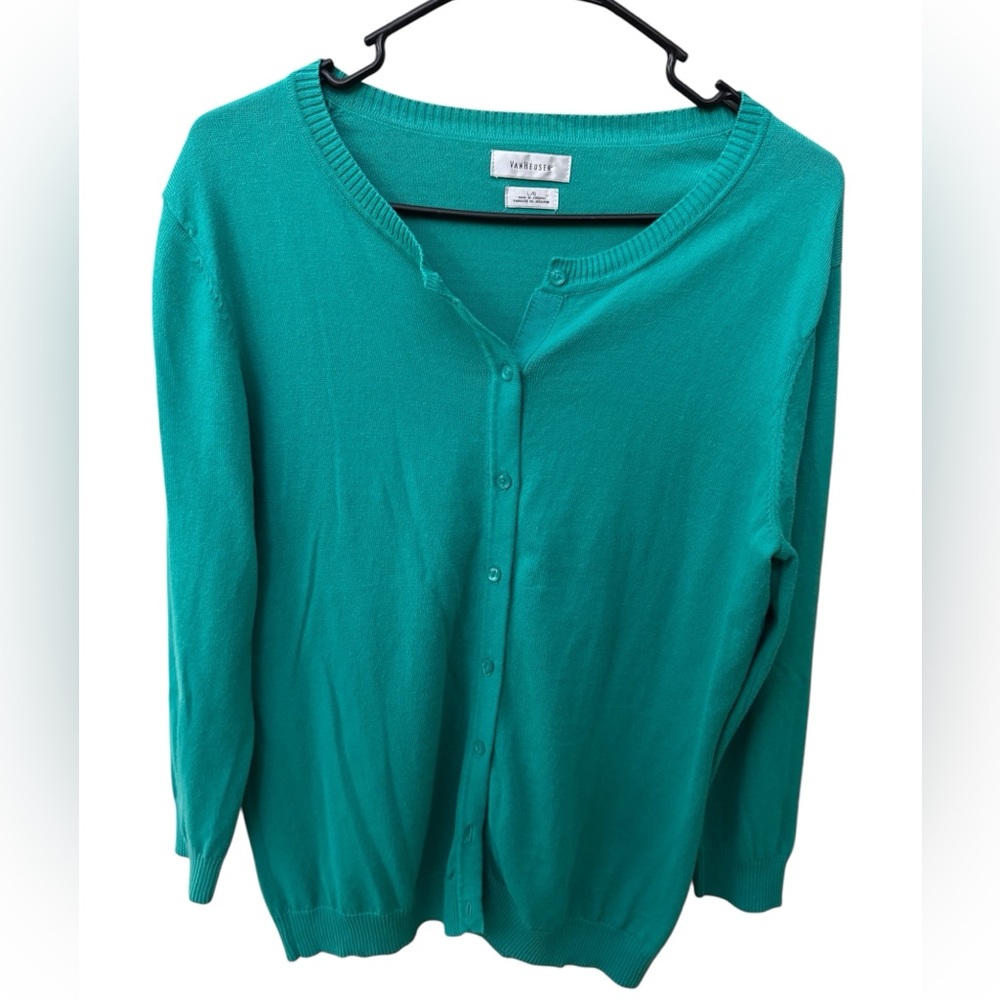 Van Heusen 100% Cotton Cardigan Sweater